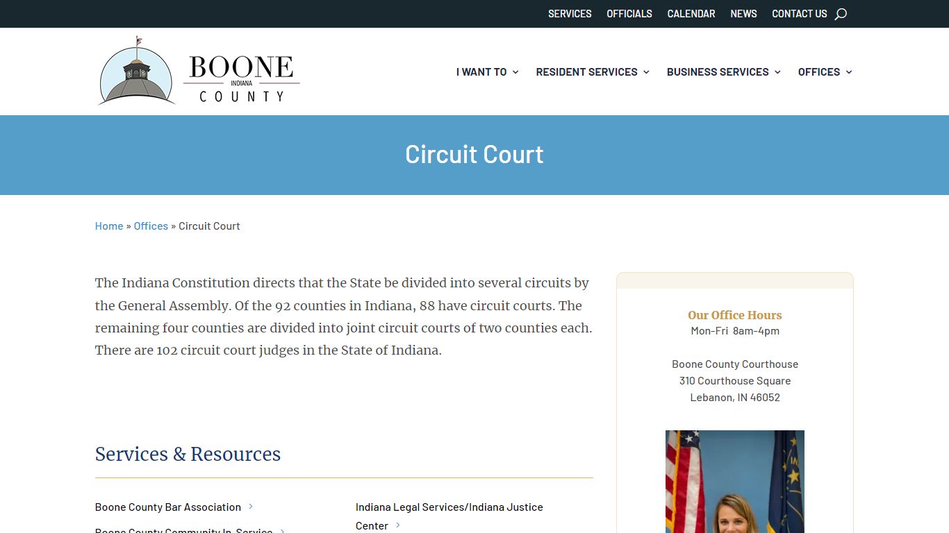 Circuit Court - Boone County, Indiana