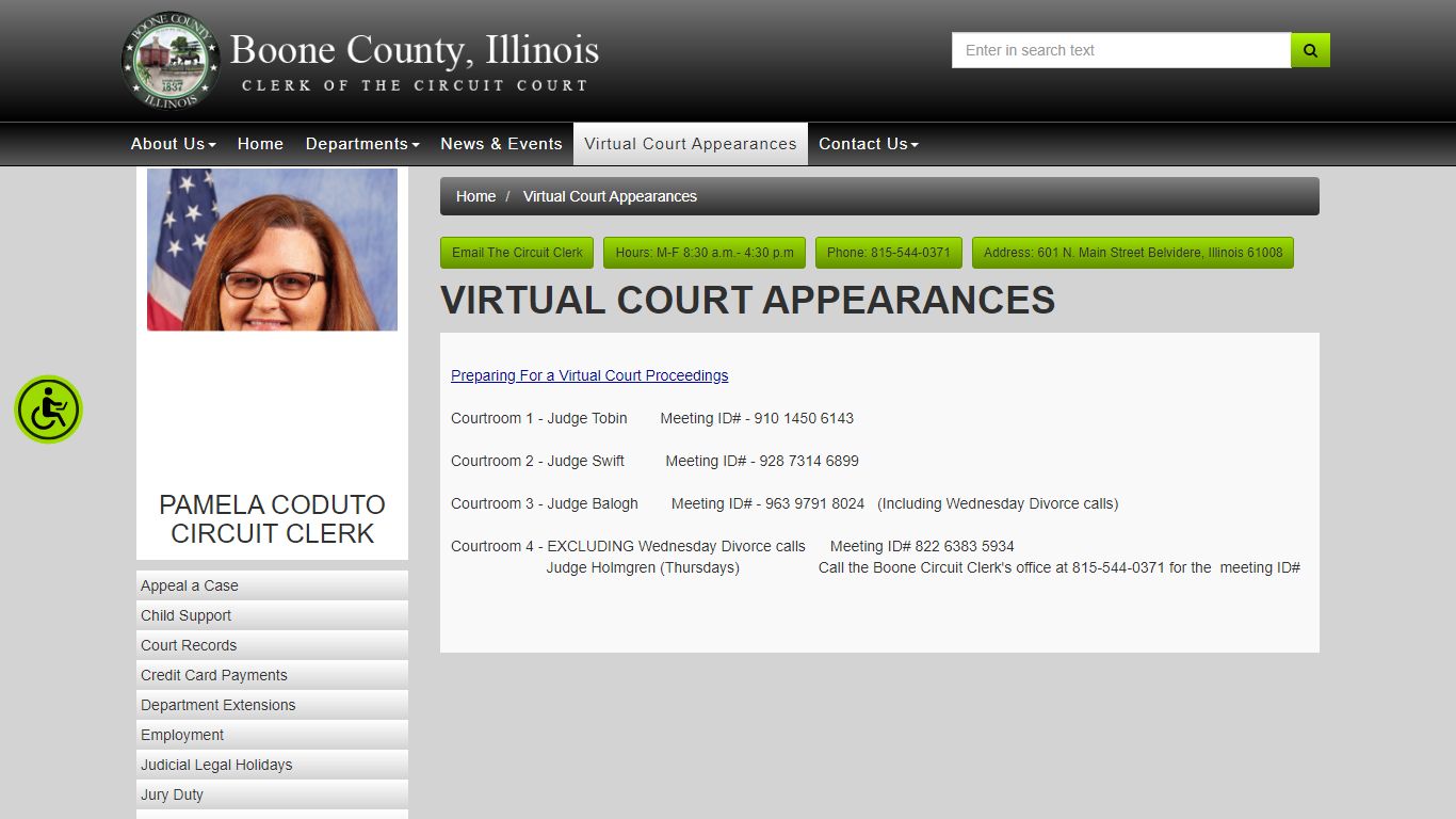Boone County Circuit Clerk - Virtual Court Appearances